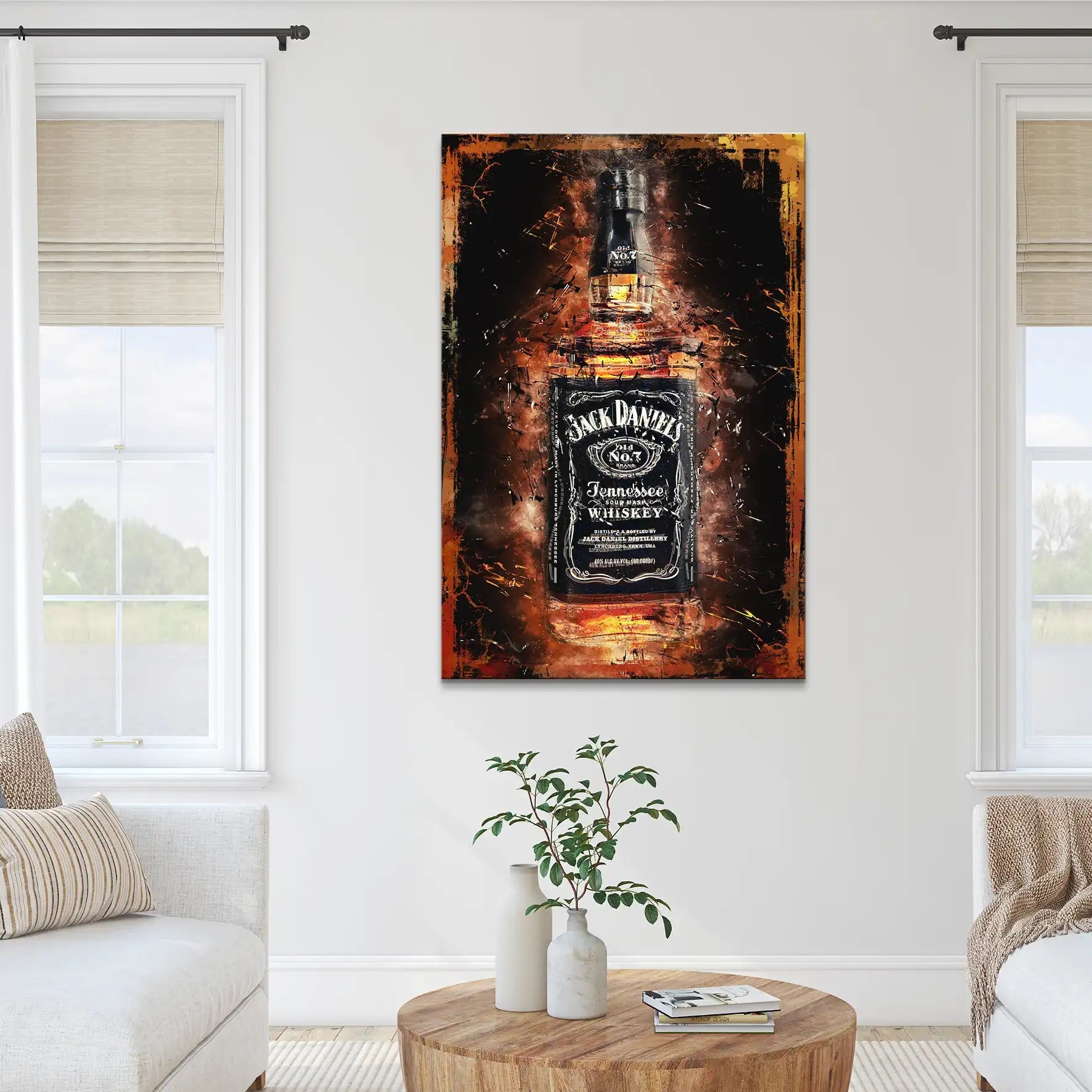 Jack Whisky Leinwand Bild INGALERIE