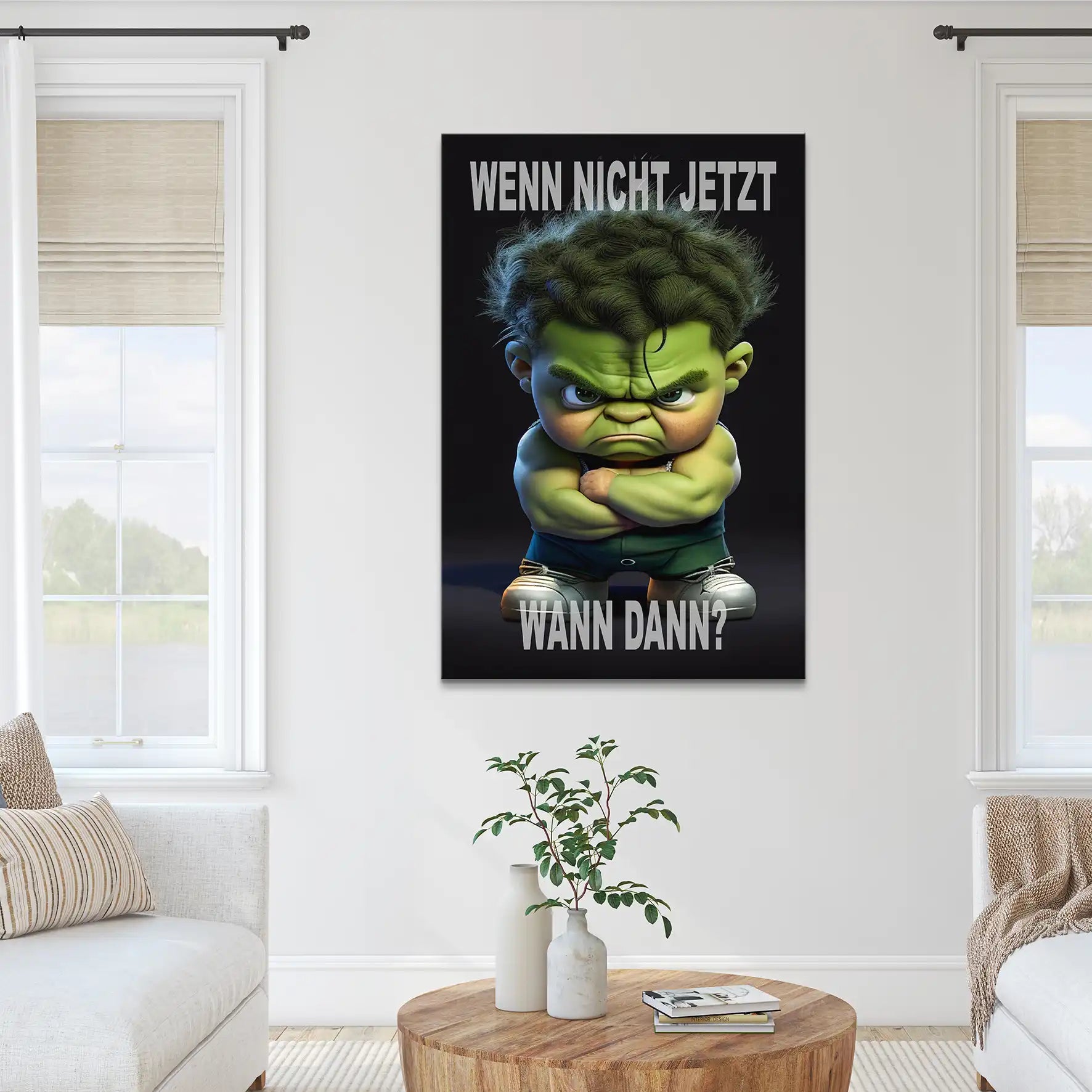 Kleiner Hulk Leinwand Bild INGALERIE