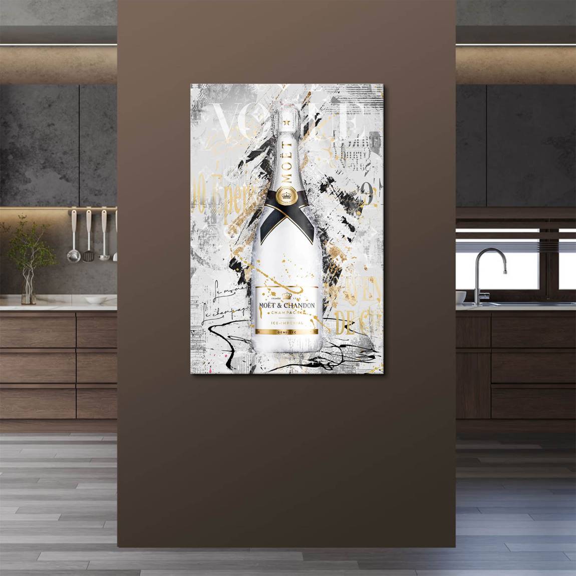 Champagner Prestige Leinwand Bild