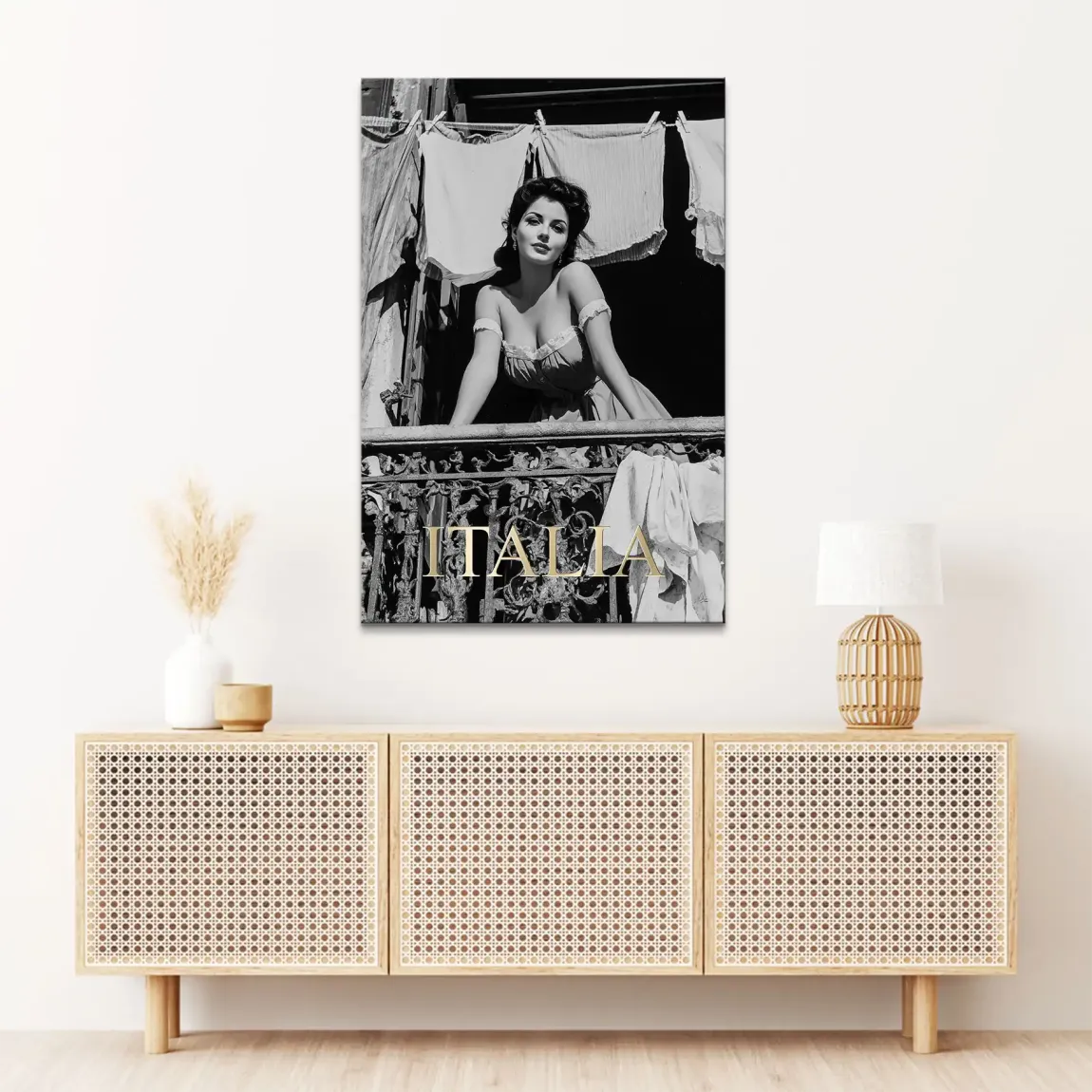 Bella Donna Noir Leinwand Bild