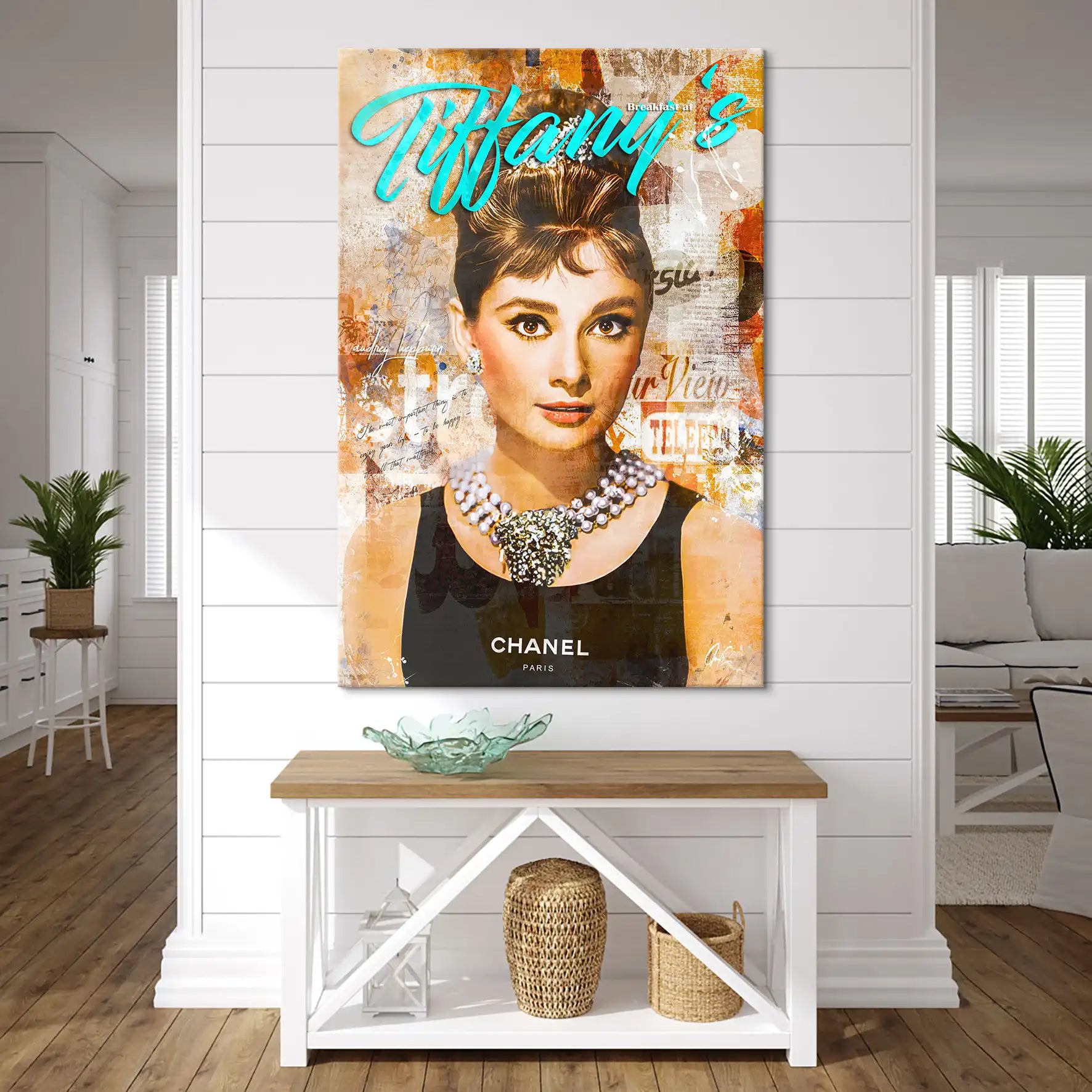 Audrey Tiffany Art Leinwand Bild INGALERIE