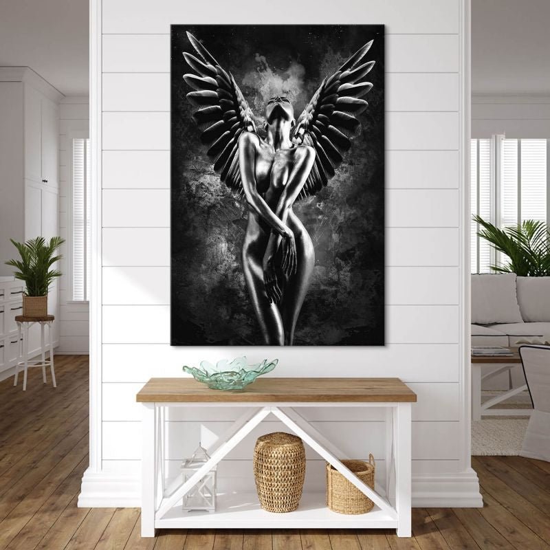 Dark Angel Abstrakt Leinwand Bild INGALERIE