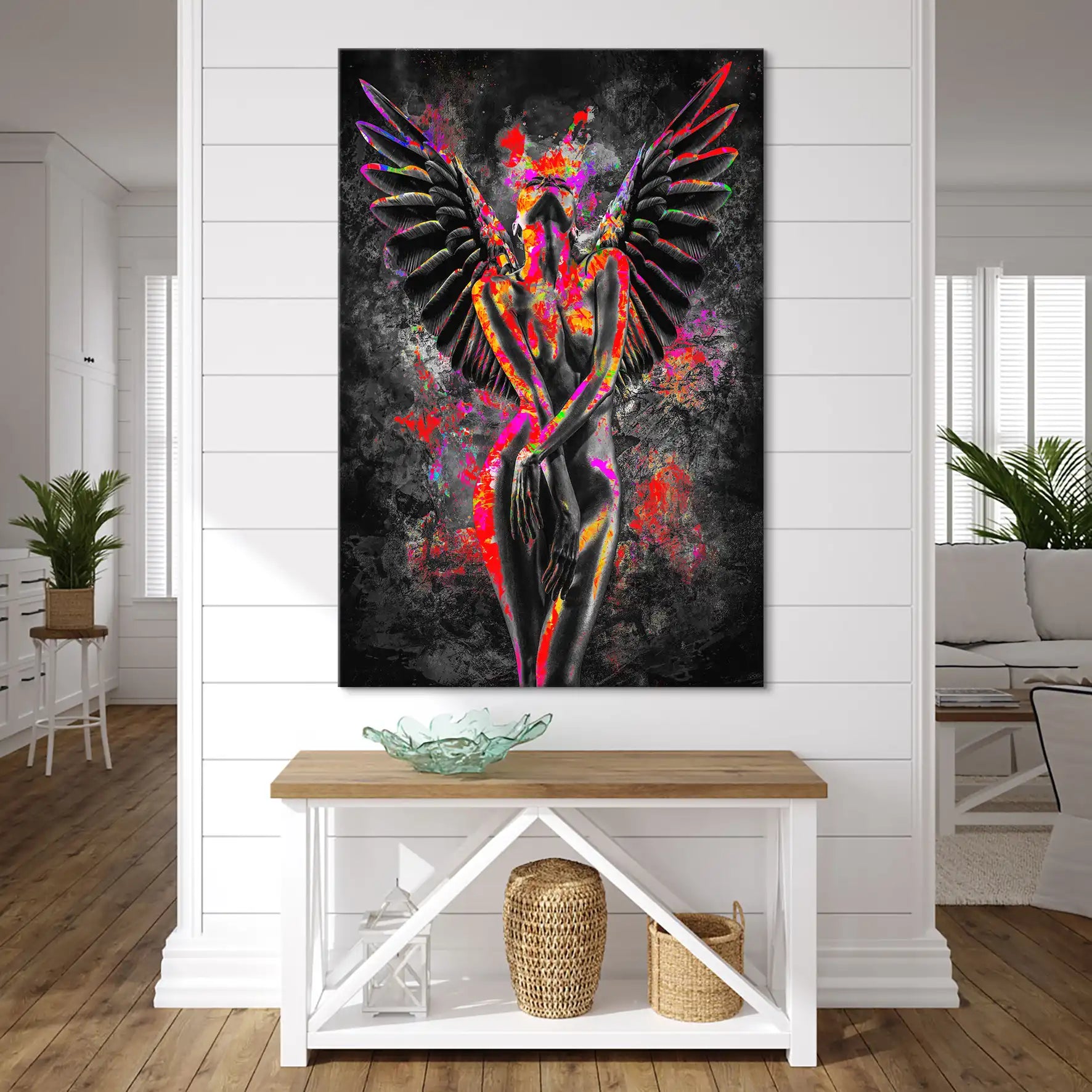 Pop Art Angel Abstrakt Leinwand Bild INGALERIE