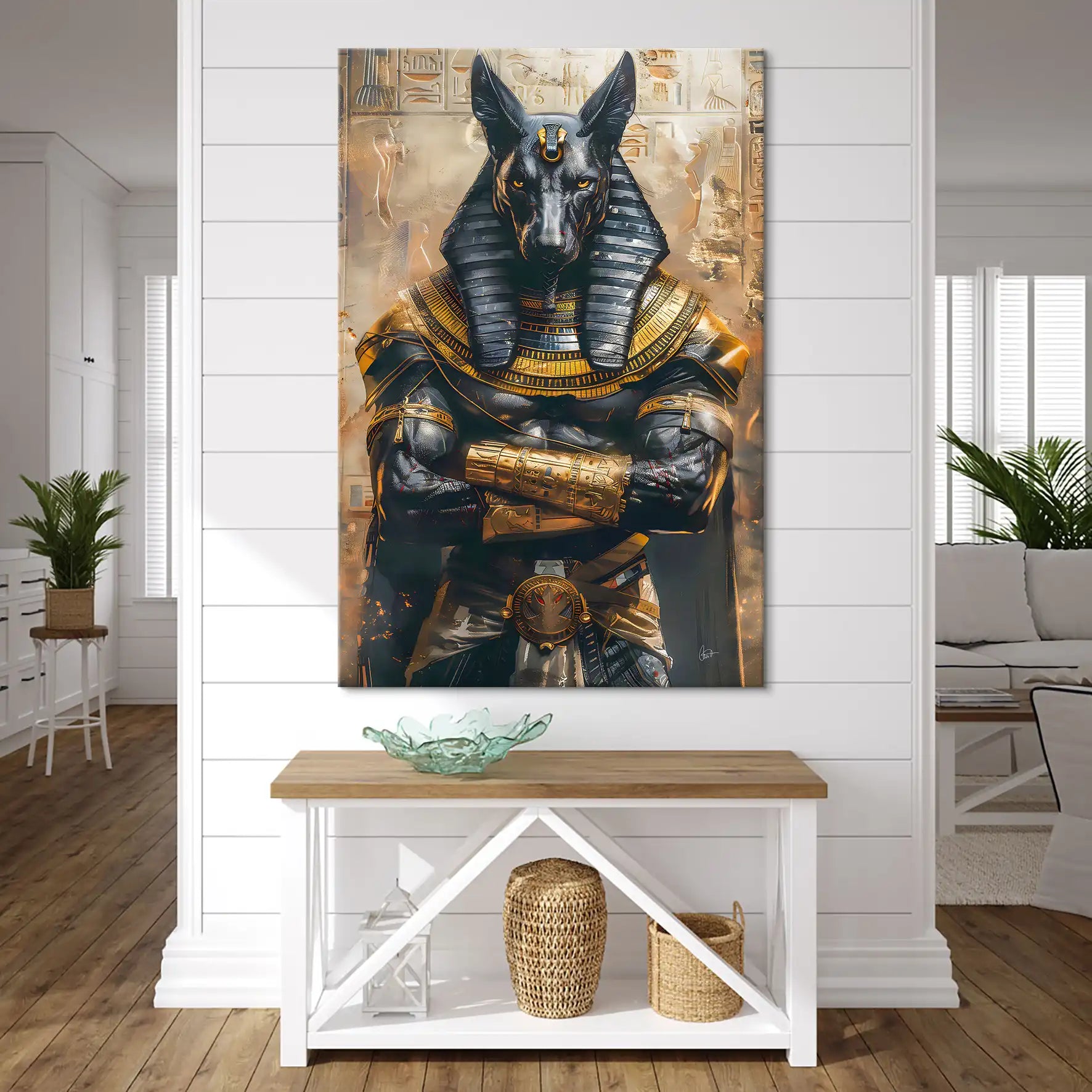 Anubis Style Leinwand Bild INGALERIE