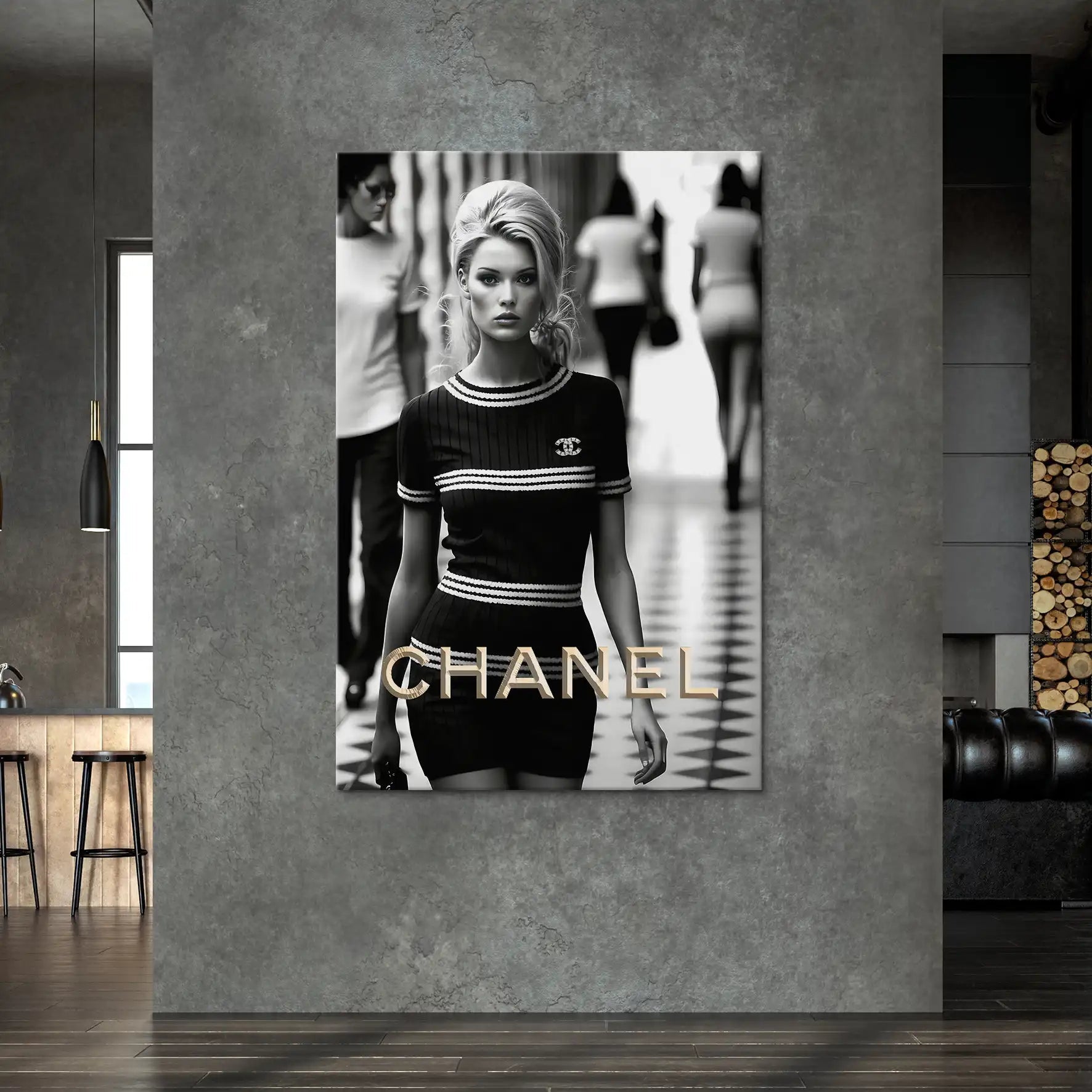 Bardot Fashion Leinwand Bild INGALERIE