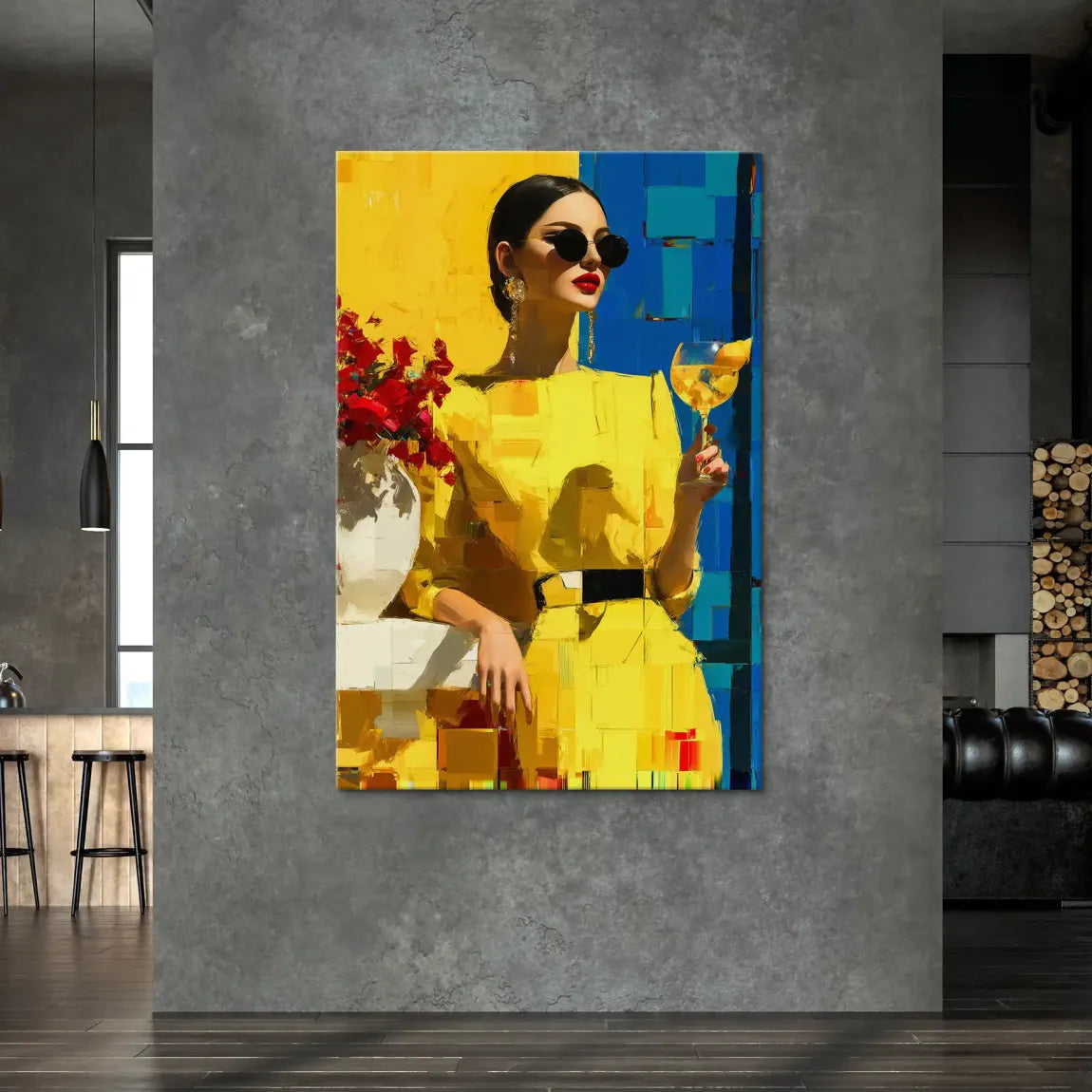 Riviera Elegance Leinwand Bild