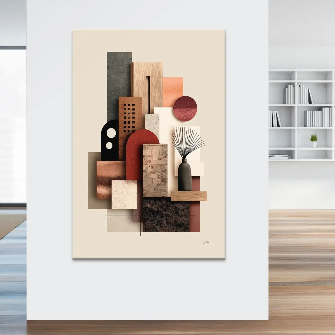 Urban Layers Elegance Leinwand Bild