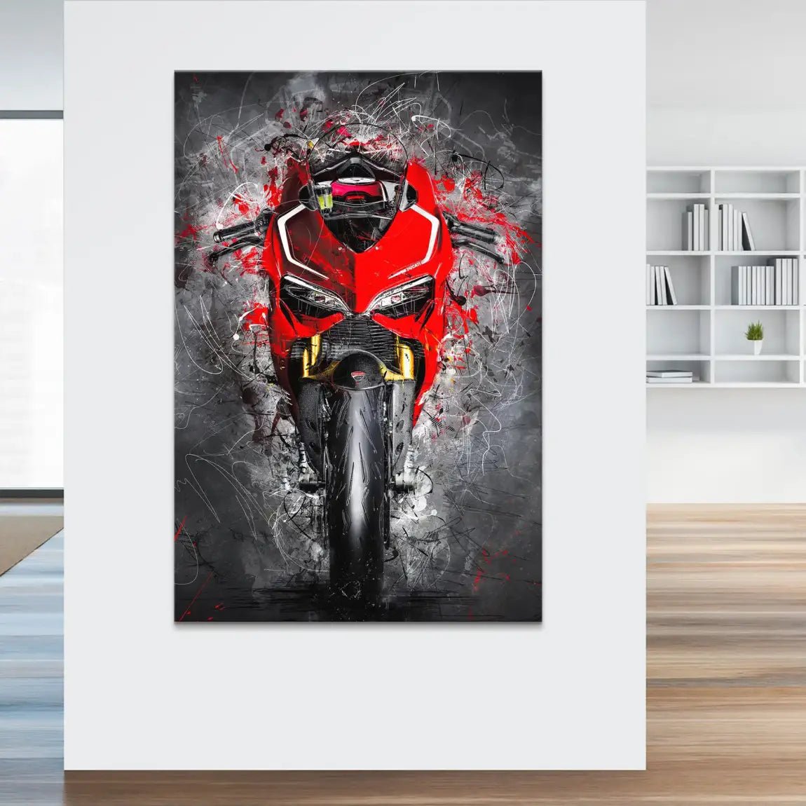 Ducati Panigale Abstrakt Nr.4 Leinwand Bild INGALERIE