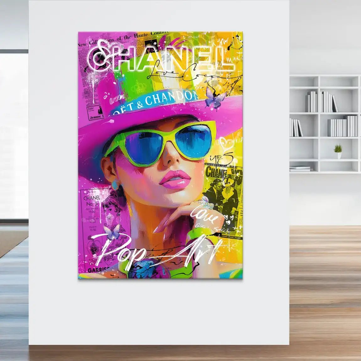 Chanel Pop Art Beauty Nr.4 Leinwand Bild INGALERIE