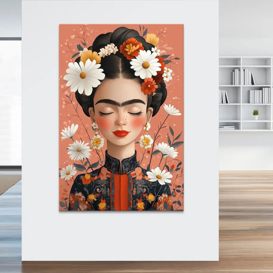 Frida Flower Nr.3 Leinwand Bild INGALERIE