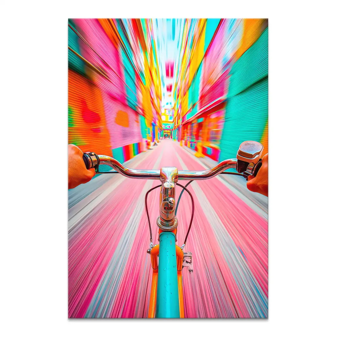 City Rush Leinwand Bild INGALERIE
