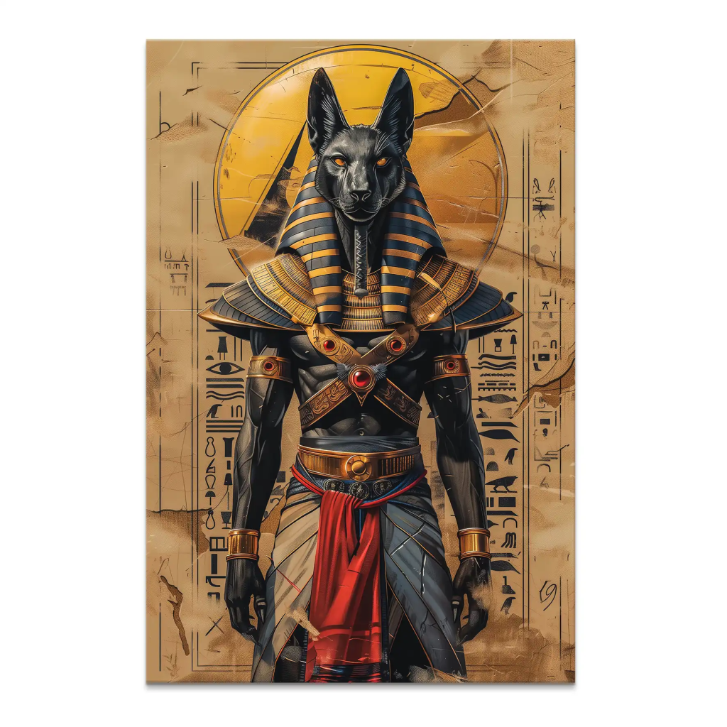 Anubis Modern Style Leinwand Bild INGALERIE