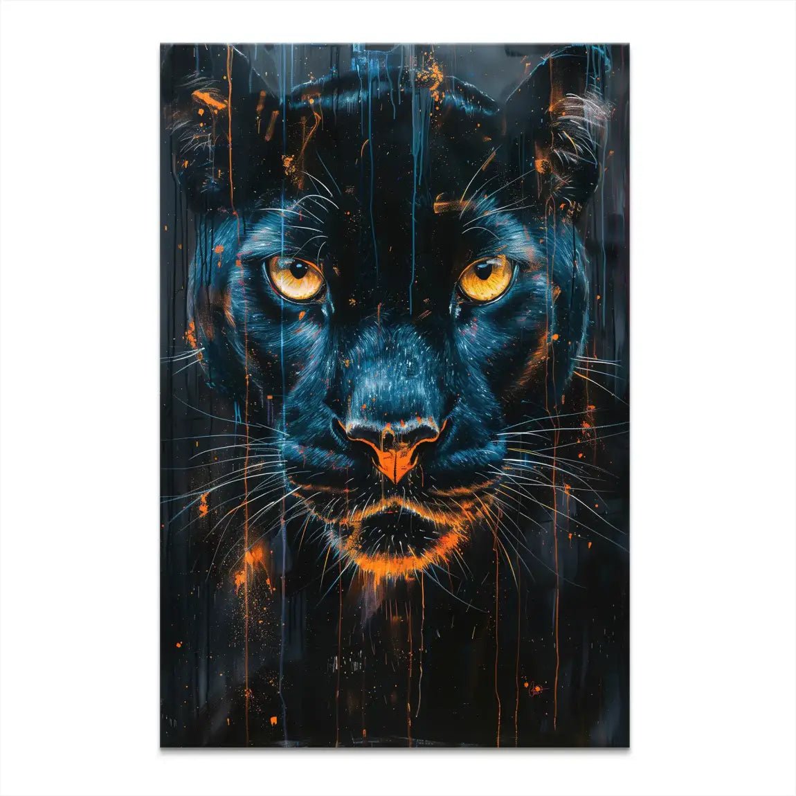 Black Panther Leinwand Bild INGALERIE