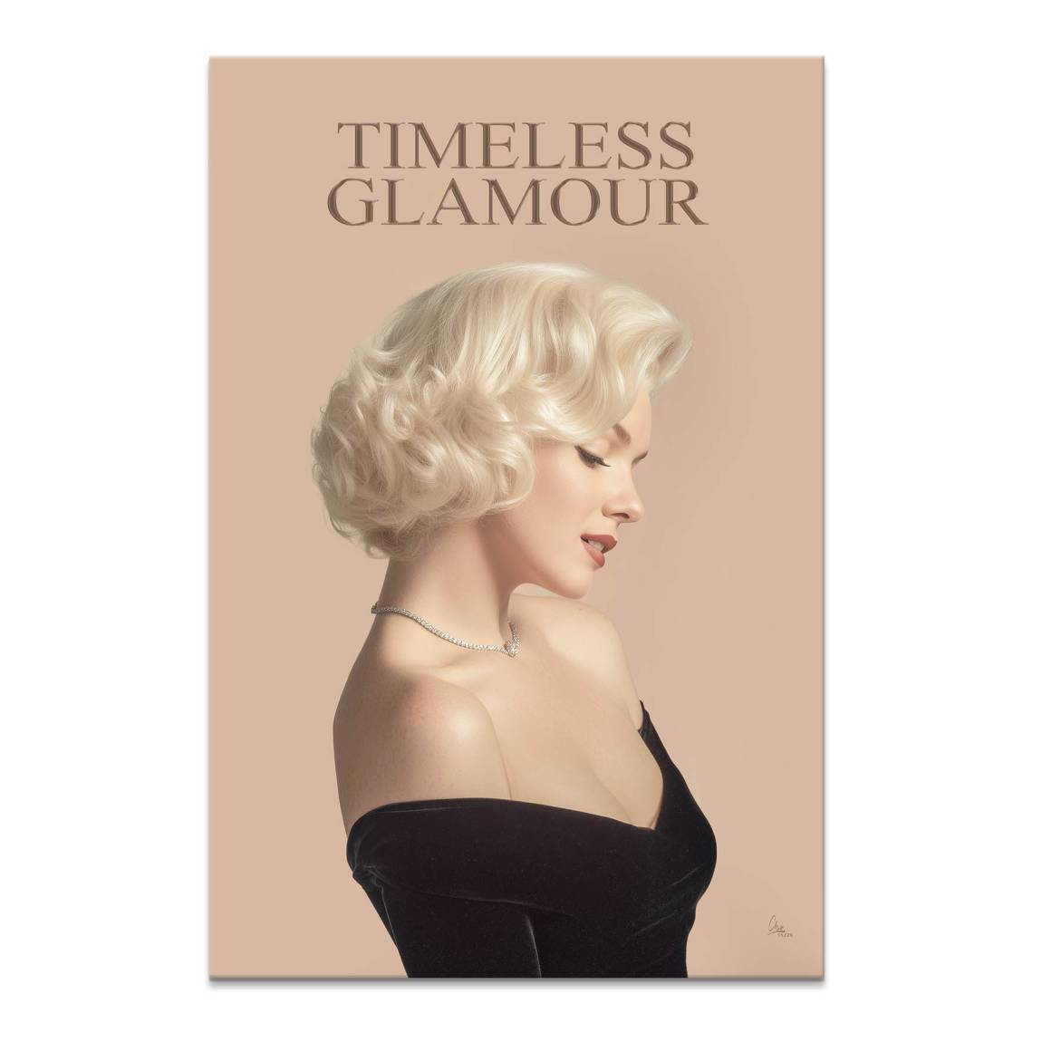 Marilyn Hollywood Grace Leinwand Bild