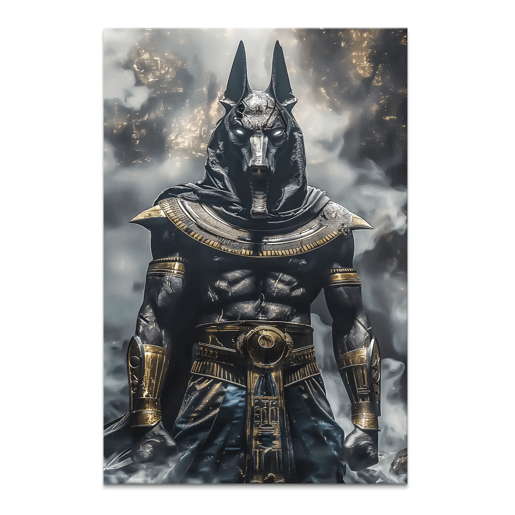 Anubis Dark Leinwand Bild INGALERIE