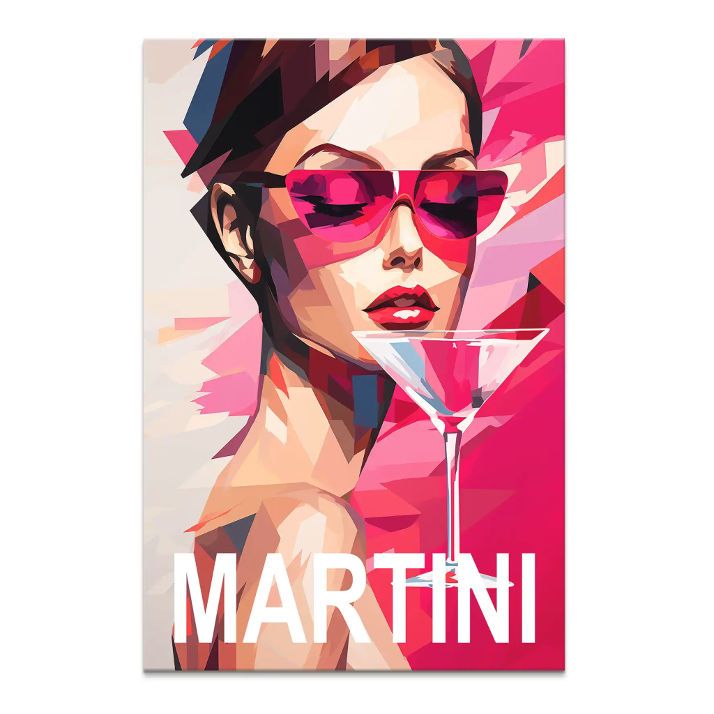 Martini Lifestyle Leinwand Bild INGALERIE