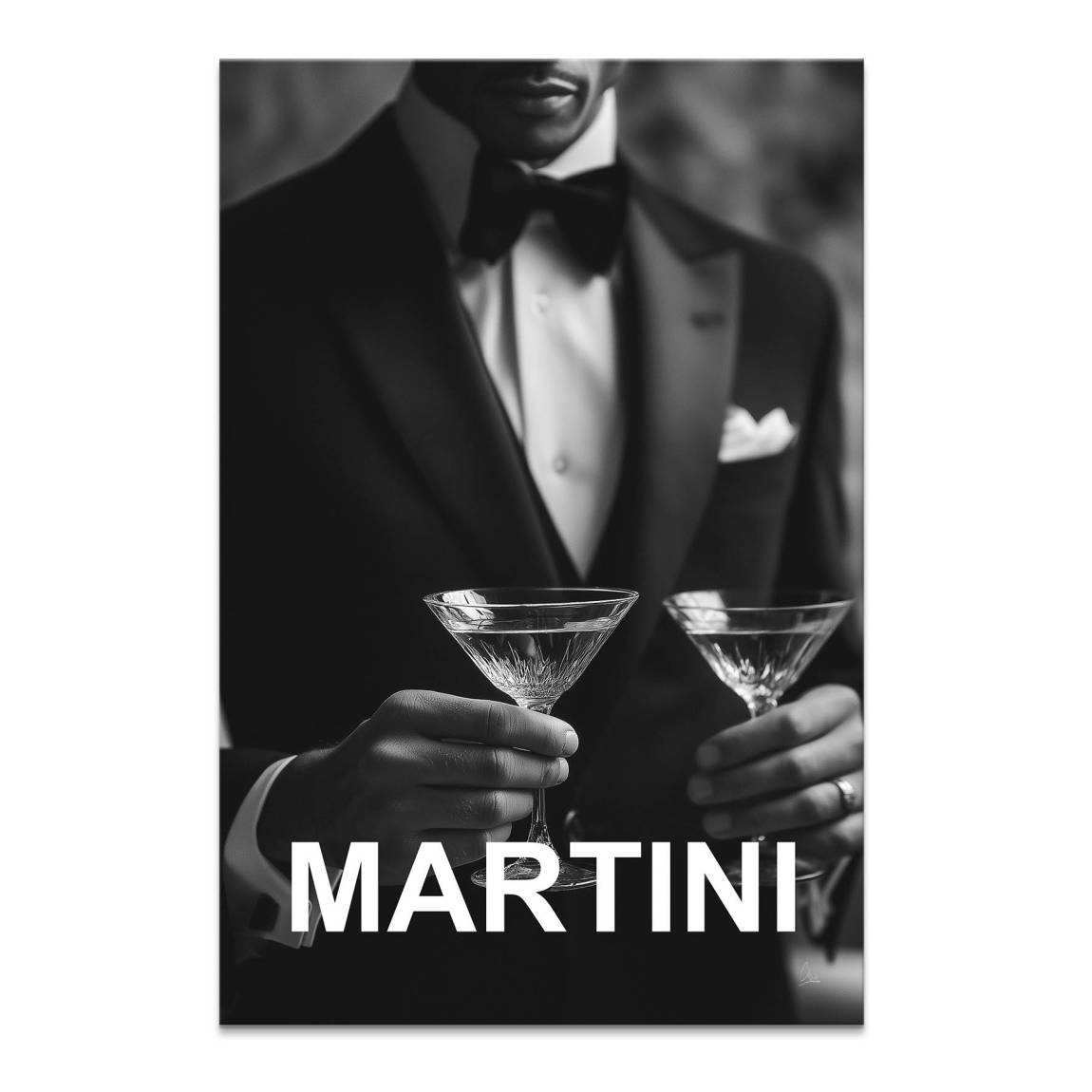 Martini Moment Leinwand Bild
