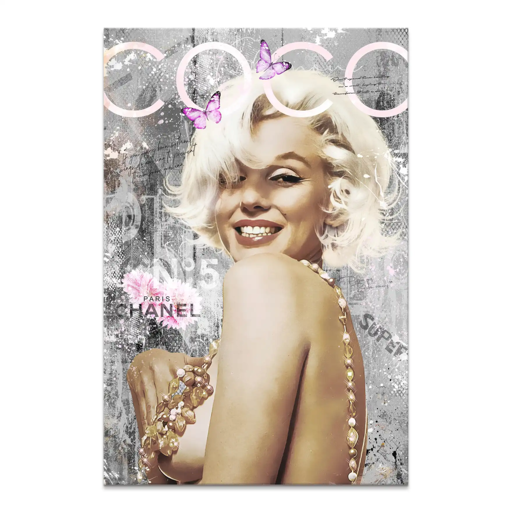 Marilyn Coco Leinwand Bild INGALERIE