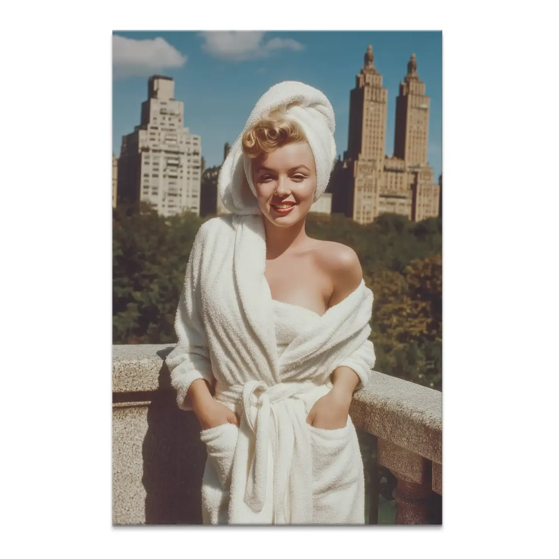 Central Park Charm Leinwand Bild
