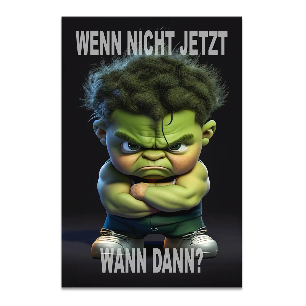 Kleiner Hulk Leinwand Bild INGALERIE