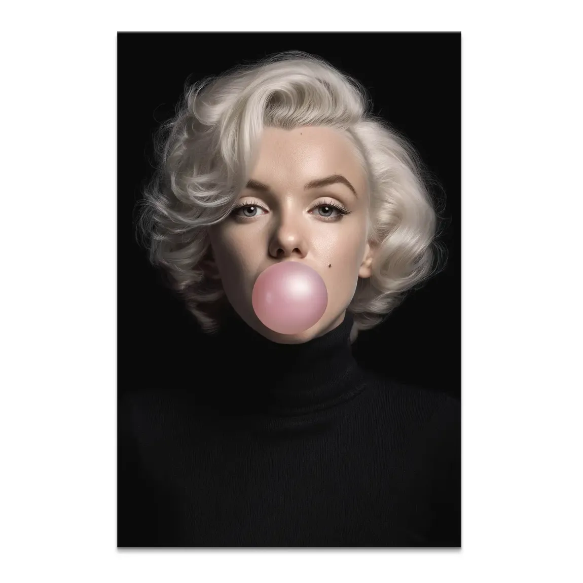 Marilyn Bubble Glamour Leinwand Bild