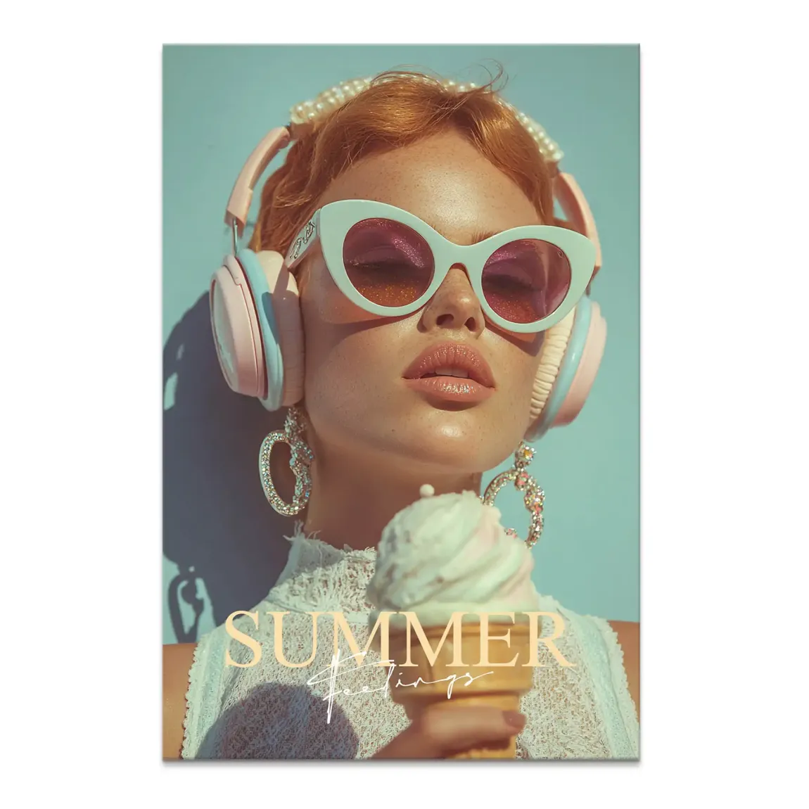 Summerfeeling Leinwand Bild