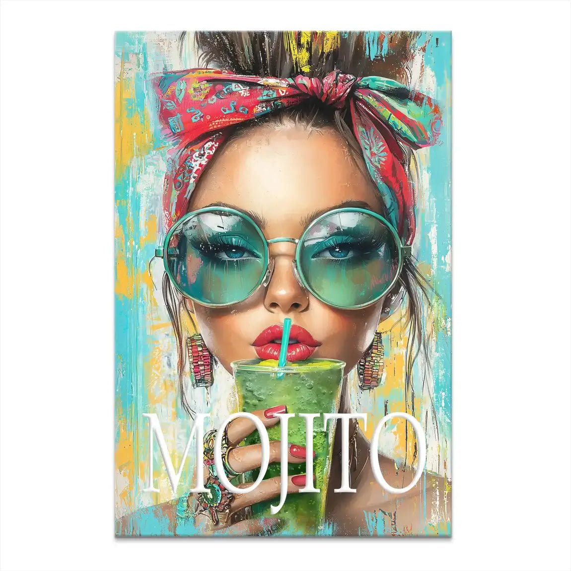 Beauty Mojito Leinwand Bild INGALERIE