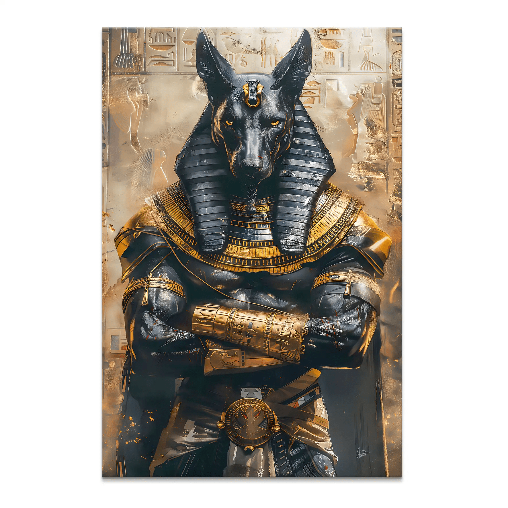 Anubis Style Leinwand Bild INGALERIE