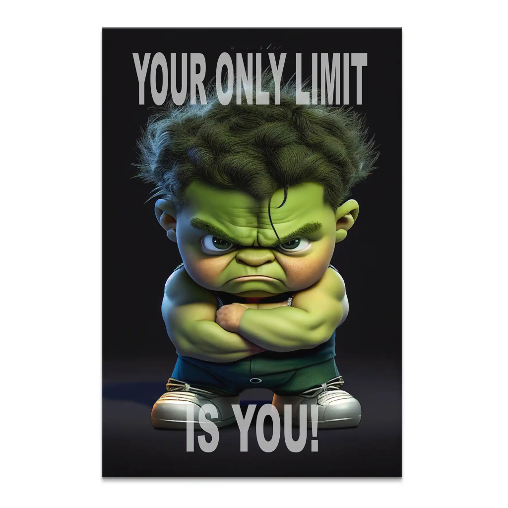 Hulk Your Limit Leinwand Bild INGALERIE