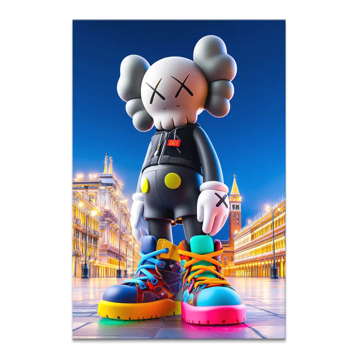 Kaws Pop Art Leinwand Bild