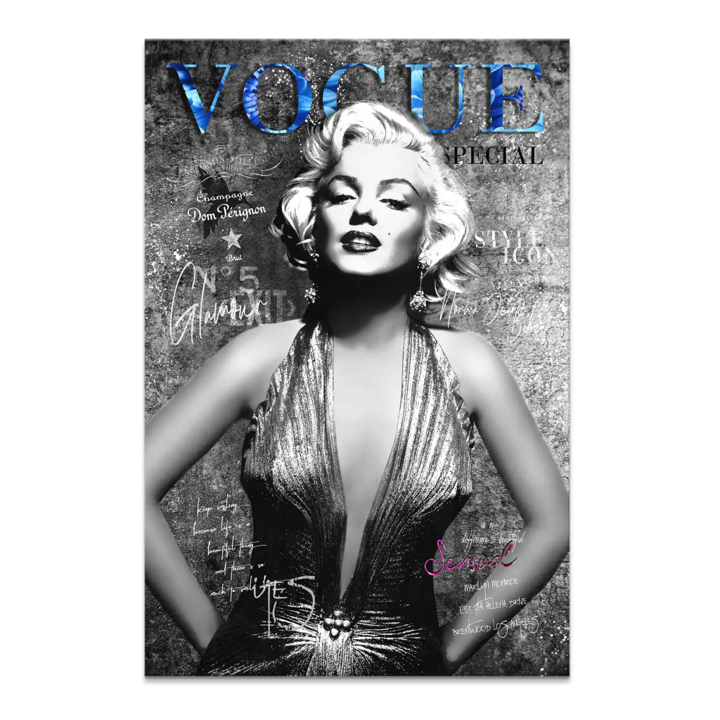 Marilyn Vogue Leinwand Bild INGALERIE