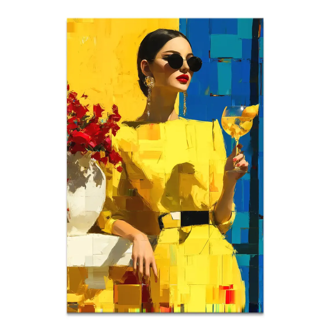 Riviera Elegance Leinwand Bild