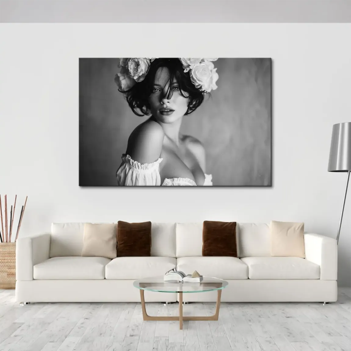 Whispered Roses Erotik Leinwand Bild