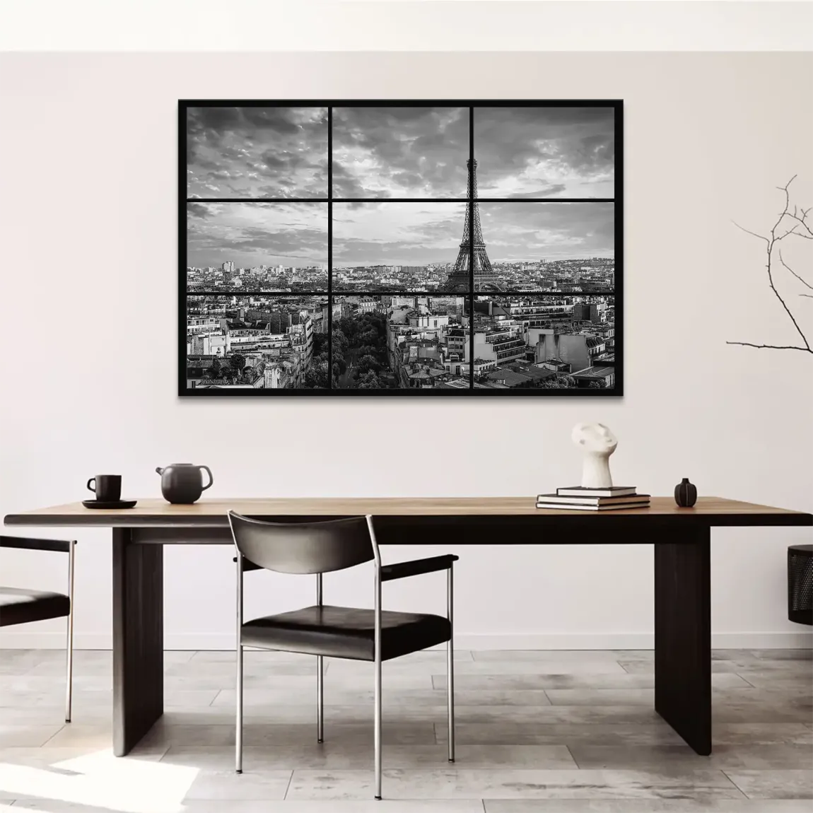 City View Paris Leinwand Bild