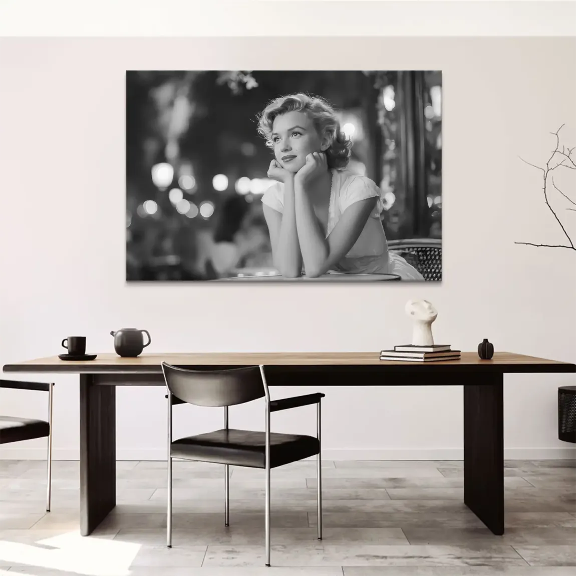 Marilyn Nightwish Noir Leinwand Bild
