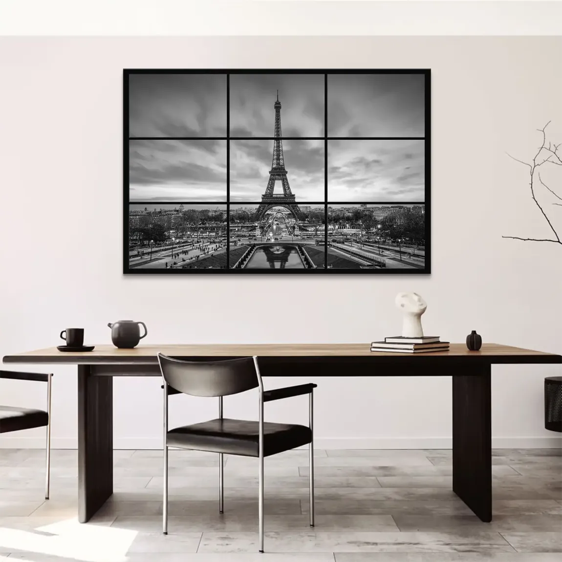 Paris Noir Leinwand Bild