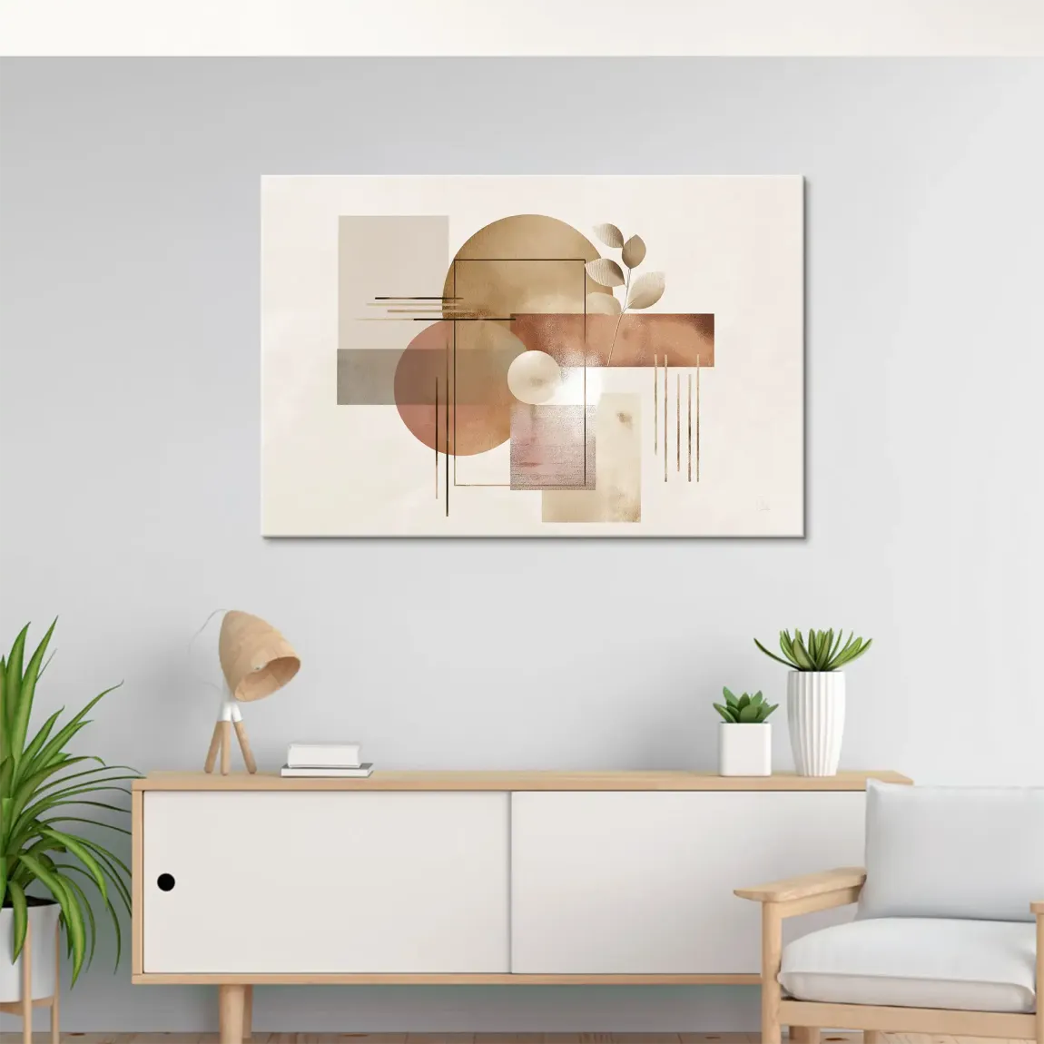 Silent Balance Leinwand Bild