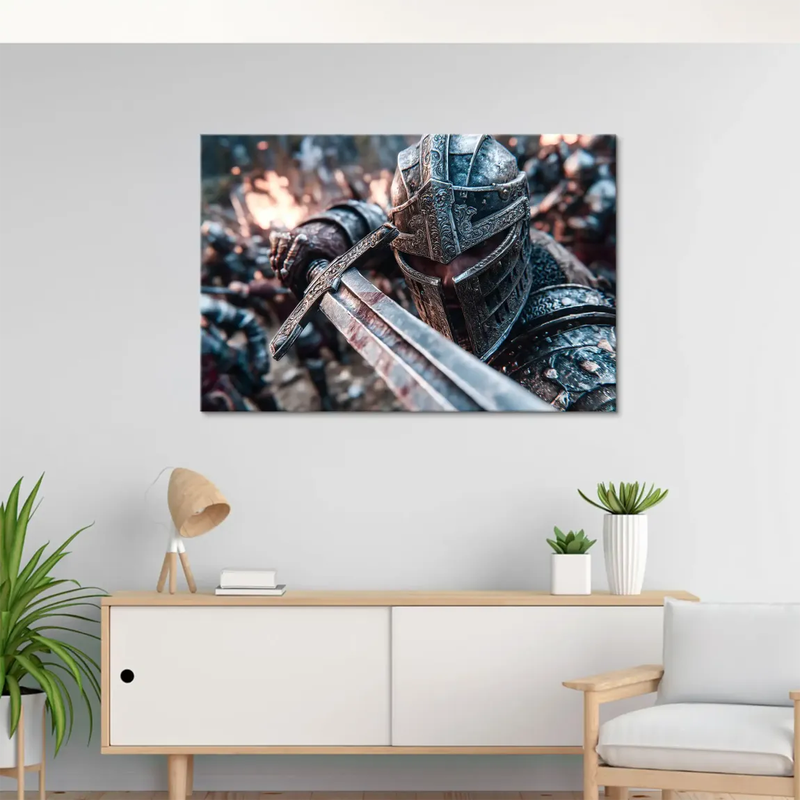 Steel Valor Leinwand Bild