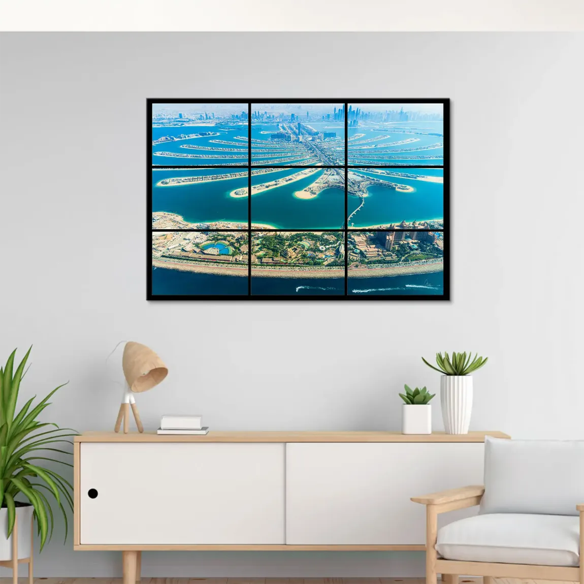 Palm View Dubai Leinwand Bild