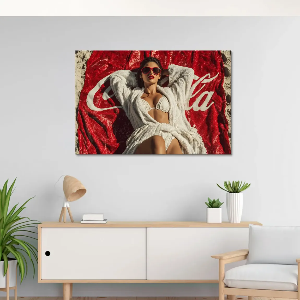 Coca Beach Dream Leinwand Bild