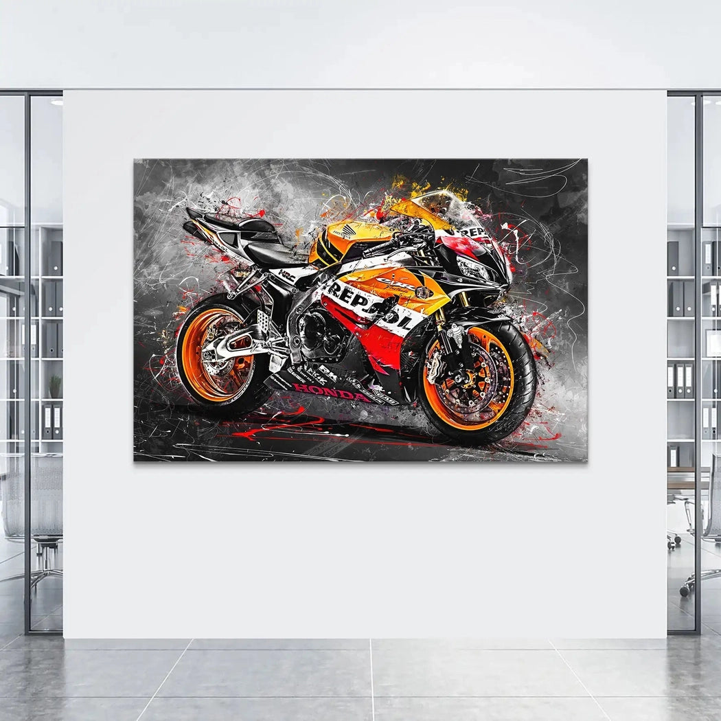 Honda CBR1000RR SC57 Leinwand Bild INGALERIE