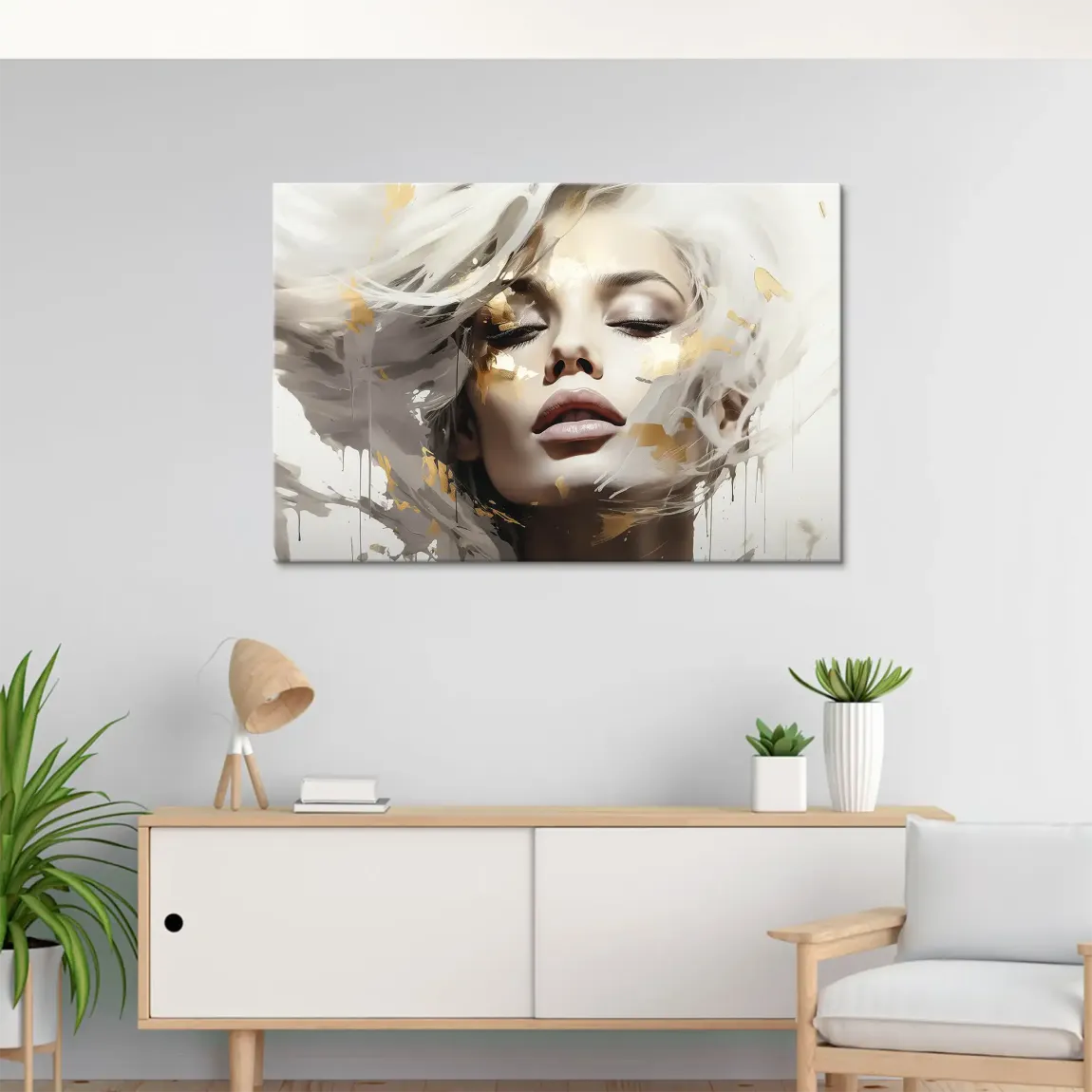 Golden Dreams Leinwand Bild