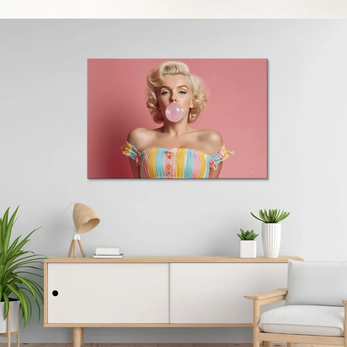 Marilyn Monroe Candy Pop Leinwand Bild