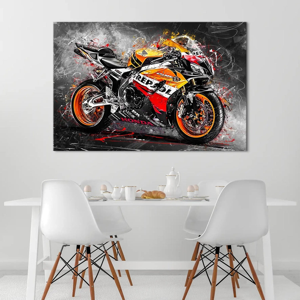 Honda CBR1000RR SC57 Leinwand Bild INGALERIE