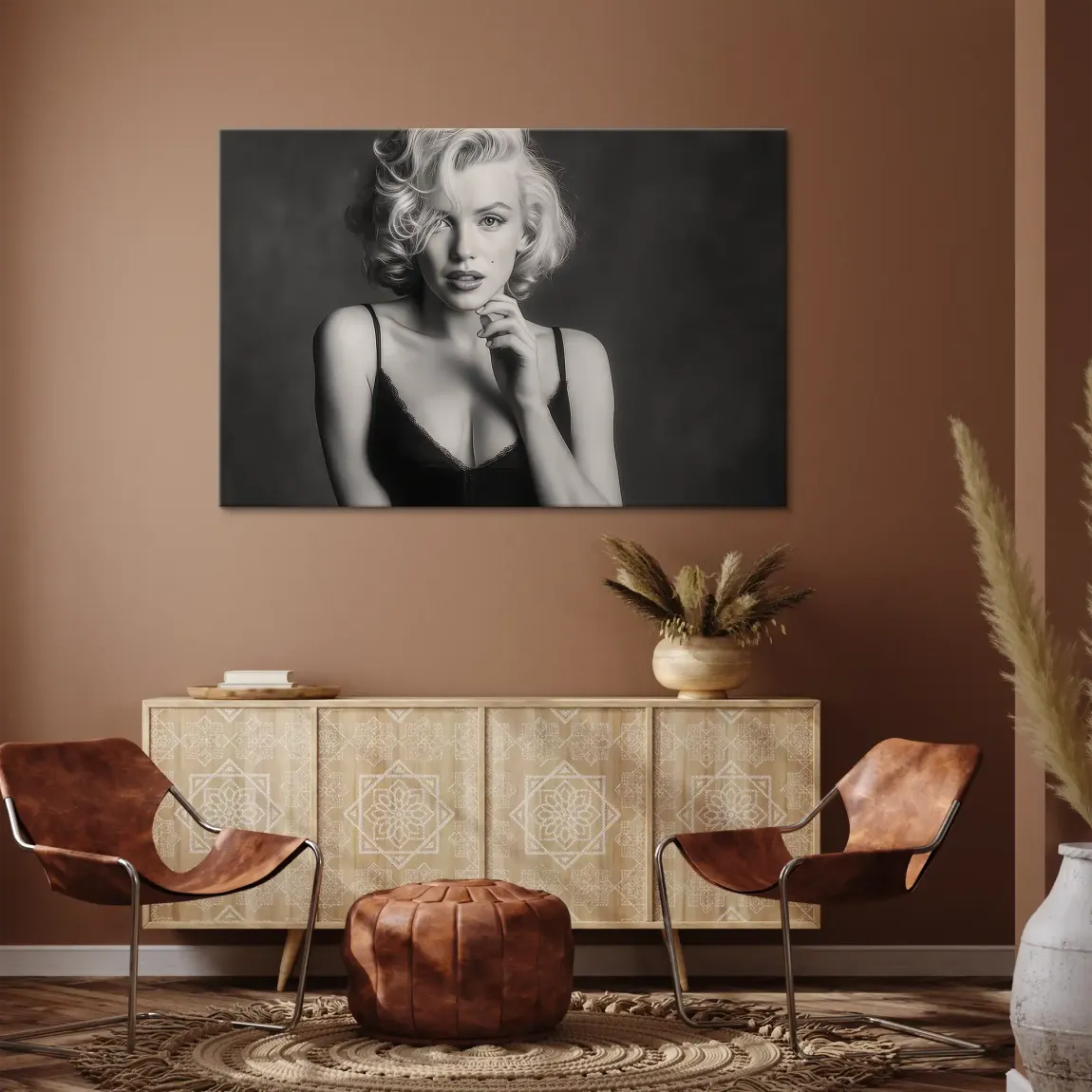 Marilyn Monroe Silent Erotik Leinwand Bild INGALERIE