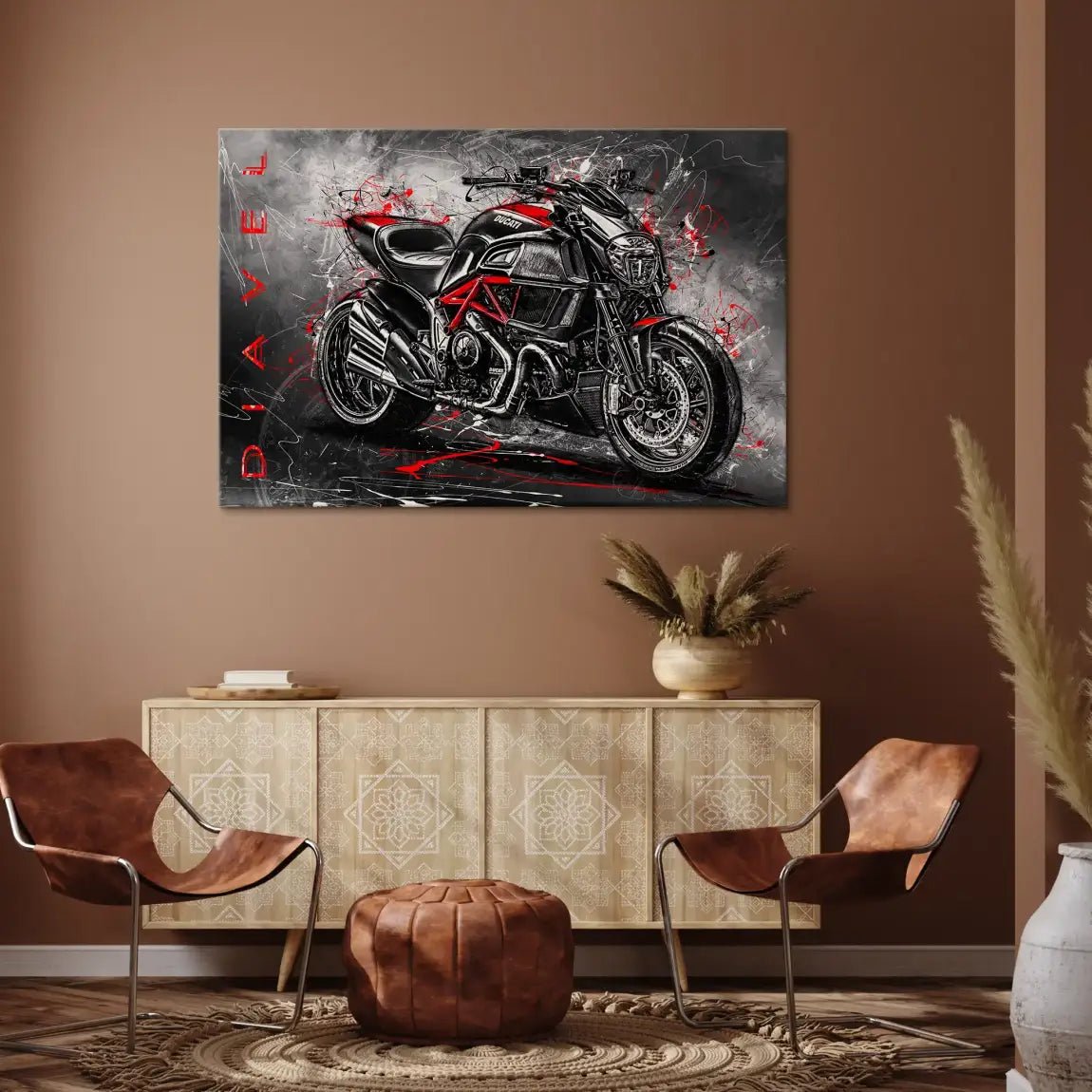 Ducati Diavel Nr.2 Leinwand Bild INGALERIE