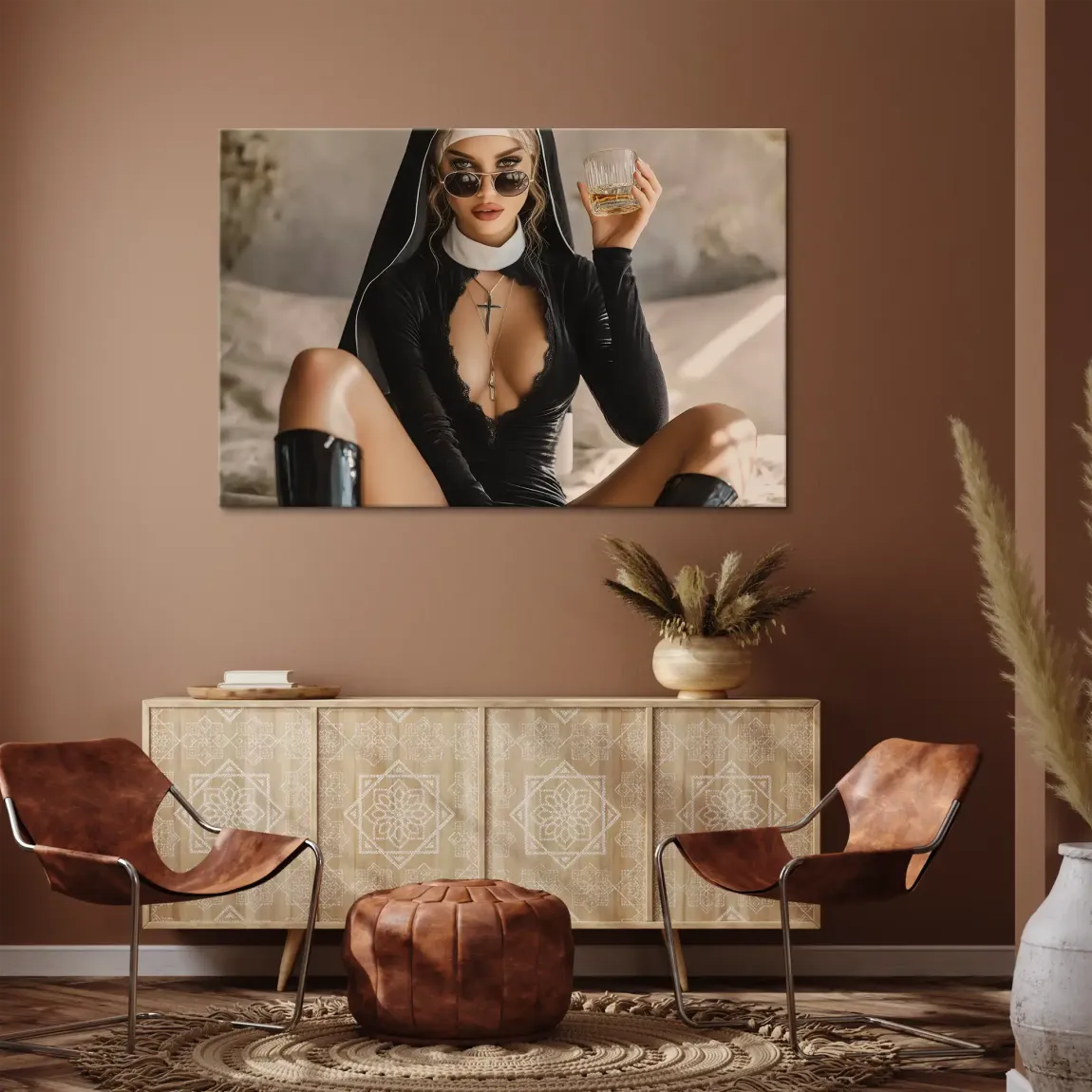 Sister Vice Divine Leinwand Bild