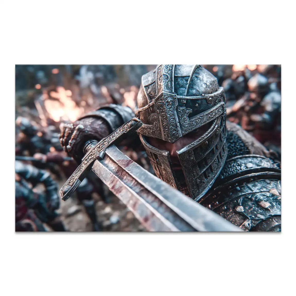 Steel Valor Leinwand Bild