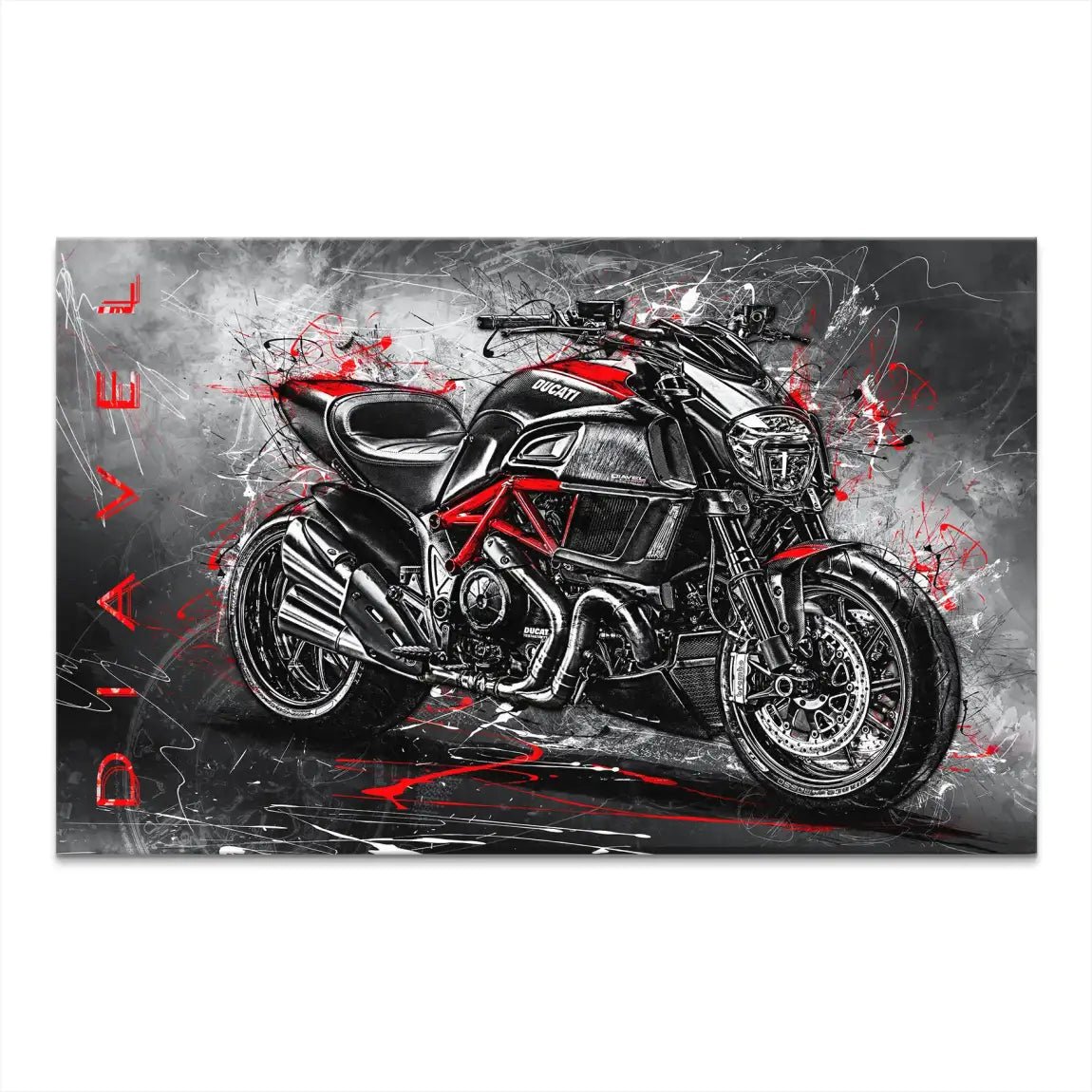 Ducati Diavel Nr.2 Leinwand Bild INGALERIE