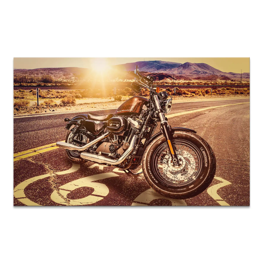 Harley Bobber Leinwand Bild INGALERIE